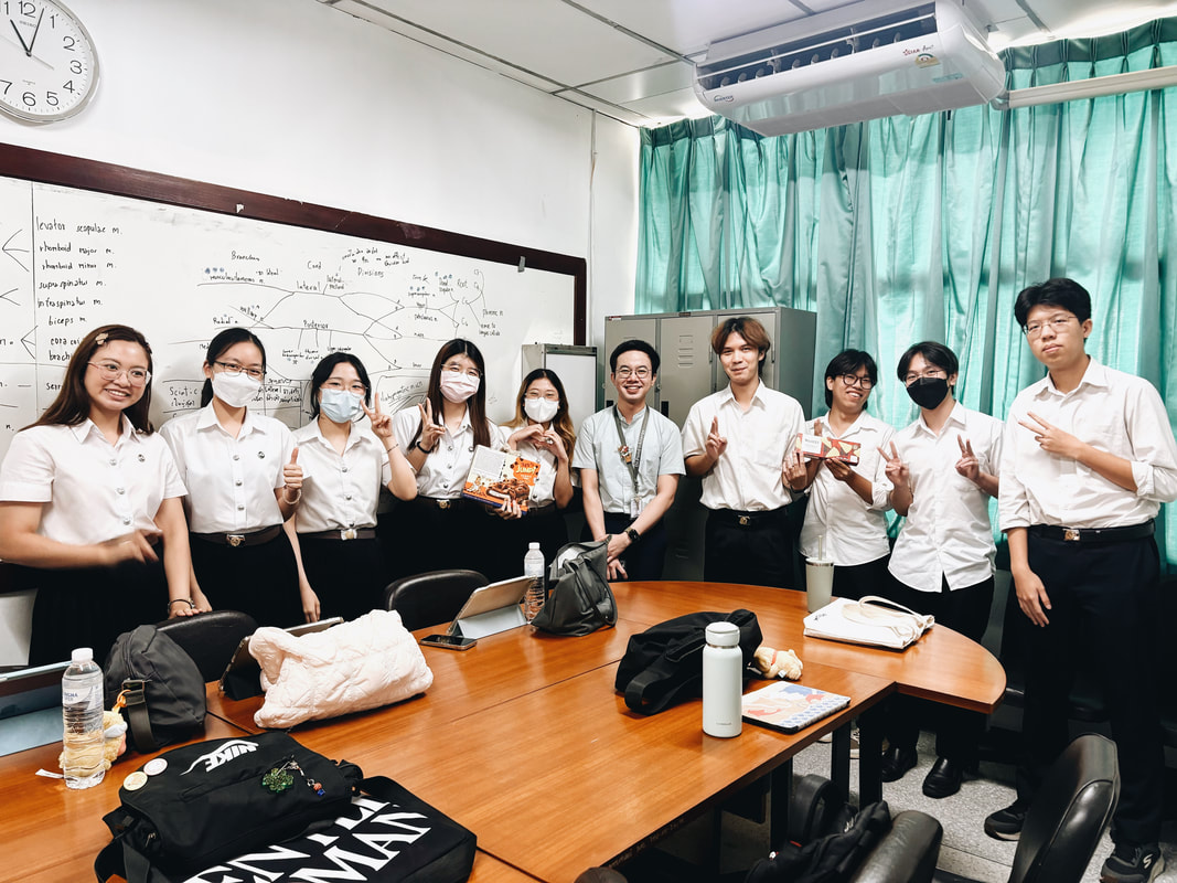 With Sophomore Medical Students in PR226 PBL Class at Medicine, SWU (April 2025)