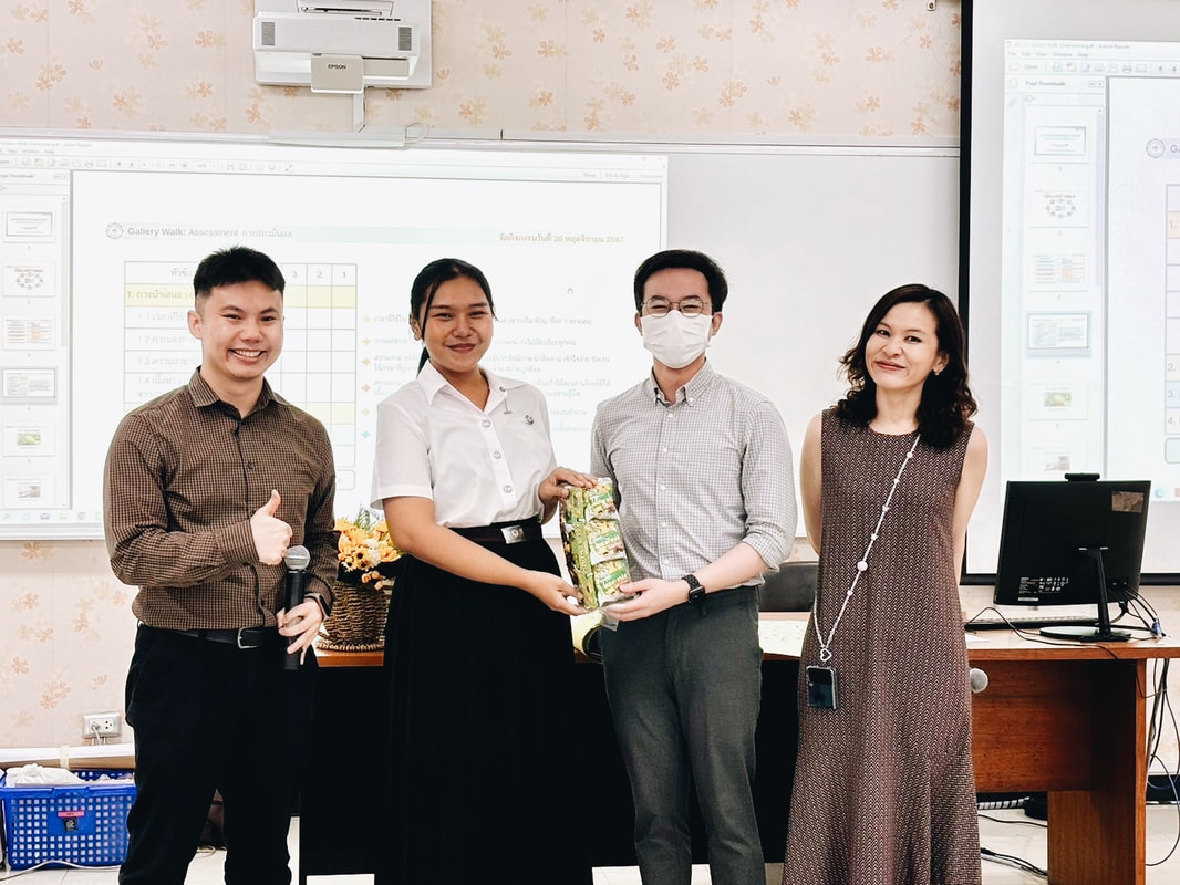 With Nurse Students at Faculty of Nursing, Srinakharinwirot University, Ongkharak, Nakhon Nayok (November 2024)