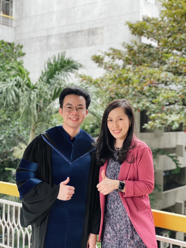 With Prof. Paweena Traiperm, the Deputy Head of Department of Plant Science and Pond's Major Advisor in Undergrad Life (November 2023)