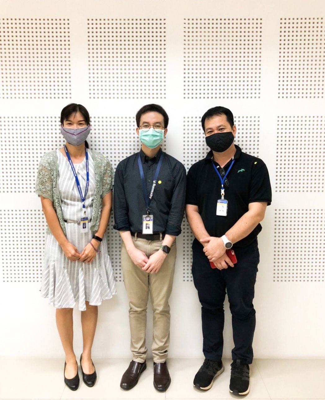 Pond and his proposal defence committees at Mahidol Salaya (June 2020)