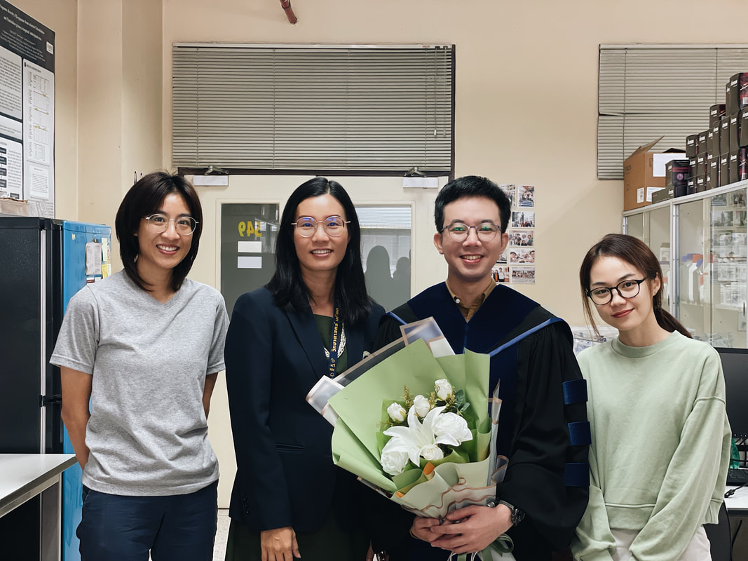 Pond with the Allergy Lab Members (November 2023)