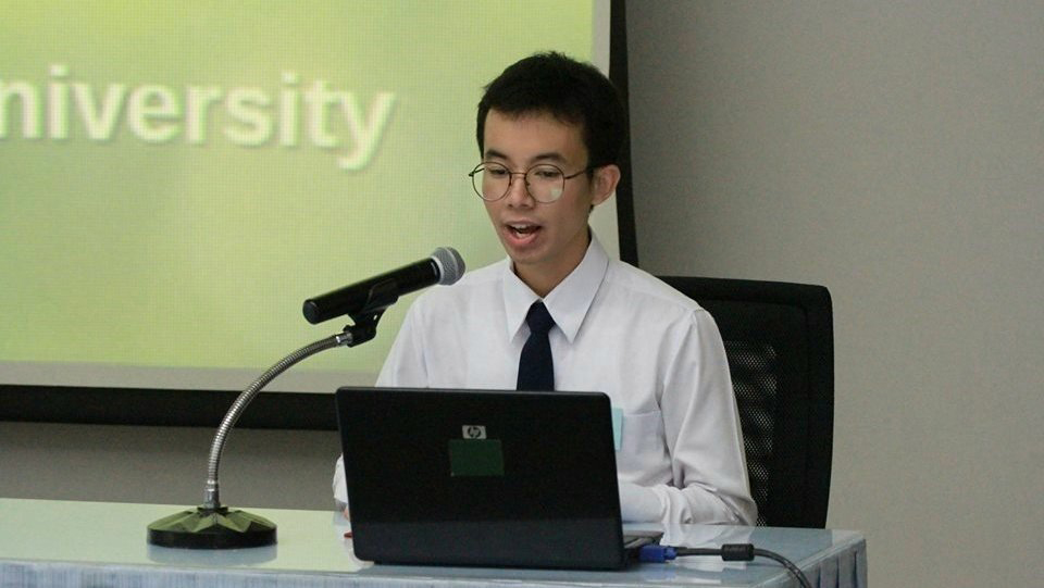 Oral Presentation at the 2nd TURFPAG2 (April 2016) (Photo by Dr.Ngernsaengsaruay C.)