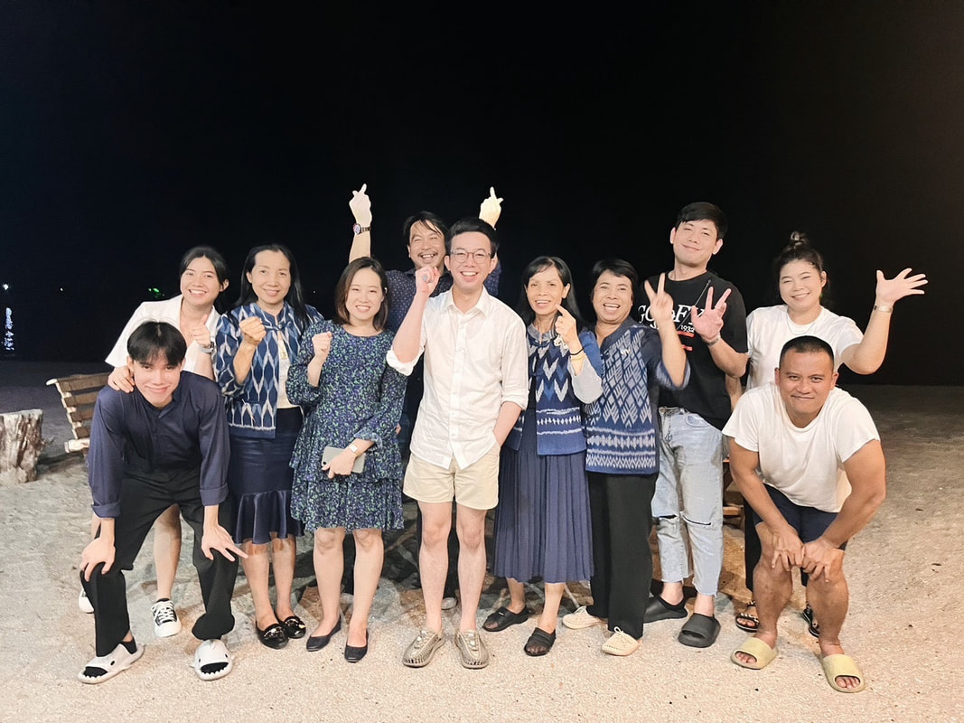 Pond's Family Members on Huai Yang Beach in Thap Sakae, Prachuap Khiri Khan (October 2023)