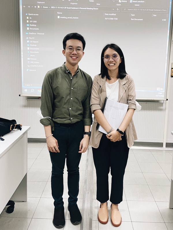 Congratulations to Pear for successfully defending her Ph.D. at the Department of Botany, Chulalongkorn University in Bangkok (November 2023)