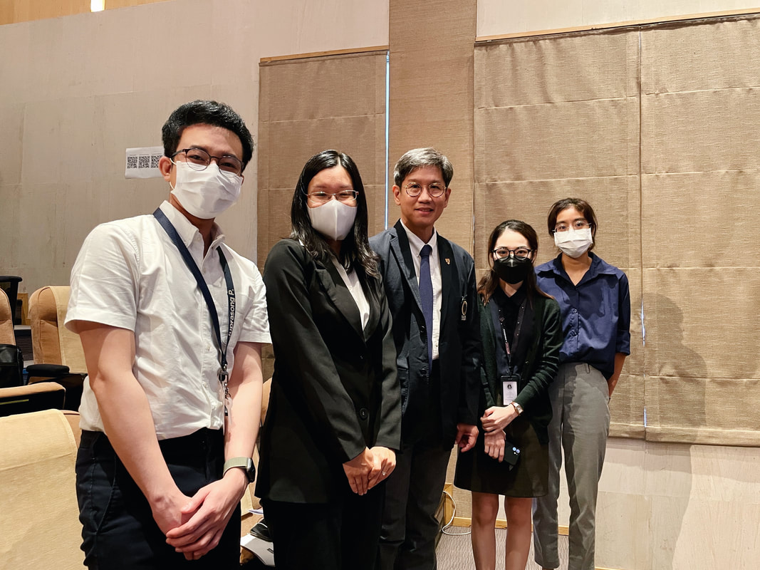 With MUSC Allergy Lab Members and Prof. Pongsakorn Tantilipikorn, Professor and Vice Chairman of Department of Otorhinolaryngology at the Clinical Investigation for Medical Device Innovation, Siriraj Hospital (February 2023)