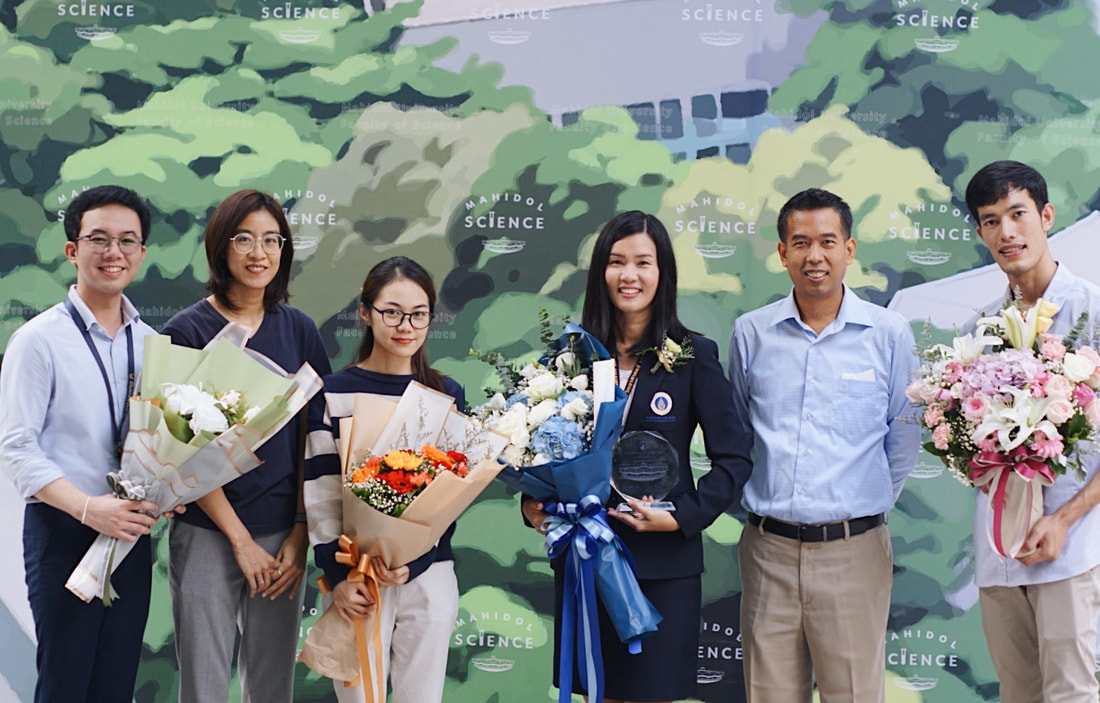 Congratulations to Prof. Wisuwat Songnuan, Pond's Supervisor, for Receiving the Distinguished Instructor Award in the 65th Anniversary of Mahidol University Faculty of Science (October 2023)