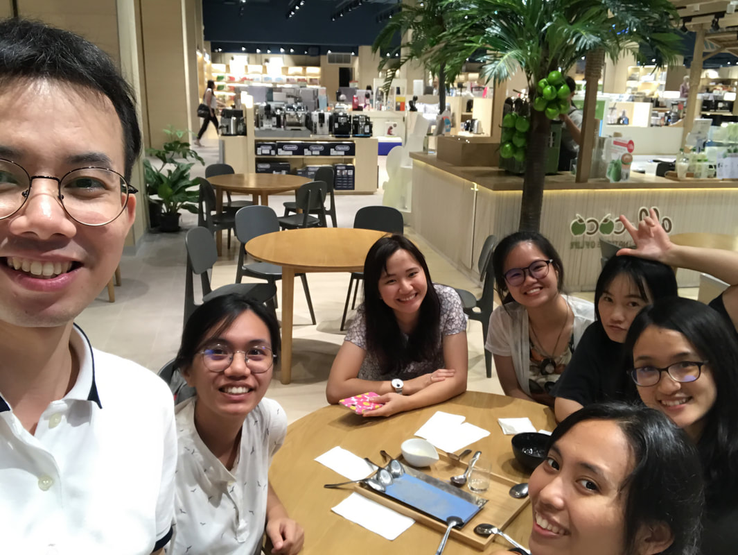 New Year 2020 Celebration Party with Mahidol's colleagues at Central World (January 2020)
