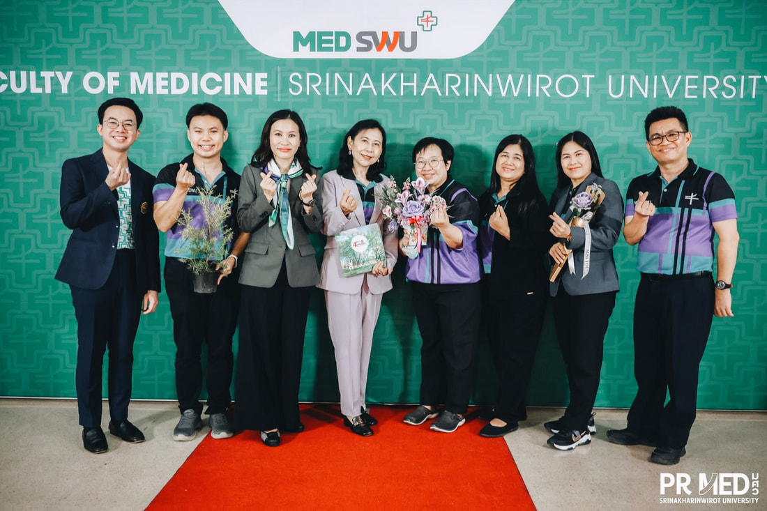 With Biochemistry Staff at the 40th Anniversary of Faculty of Medicine, Srinakharinwirot University, Ongkharak, Nakhon Nayok (June 2025)