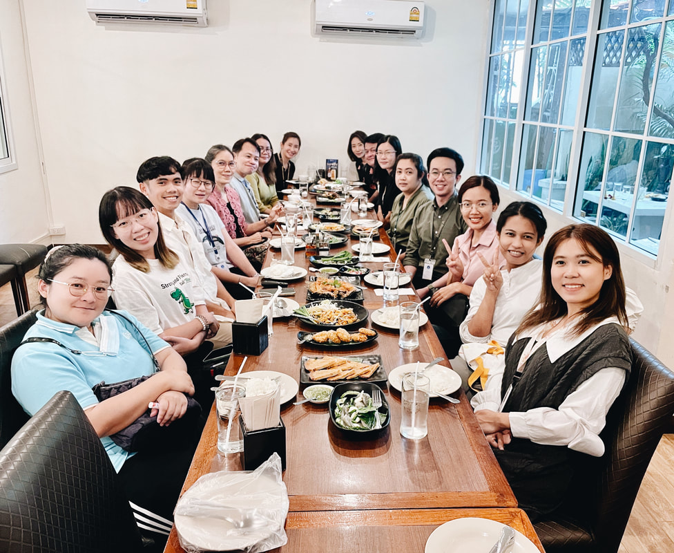 New Year 2023 Lunch with Professors, Staff, and Colleagues from Graduate Program in Toxicology at Mahidol University at Samsen Villa (January 2023)