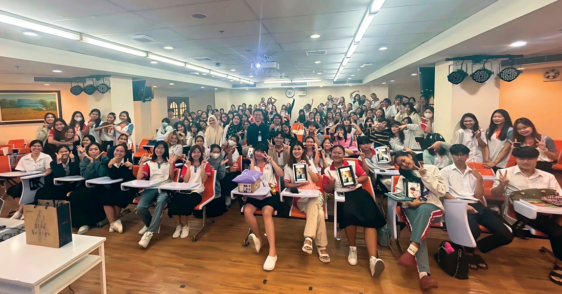 With sophomore nursing students at the BC203 Formative Assessment Class, SWU, Ongkharak, Nakhon Nayok (September 2024)