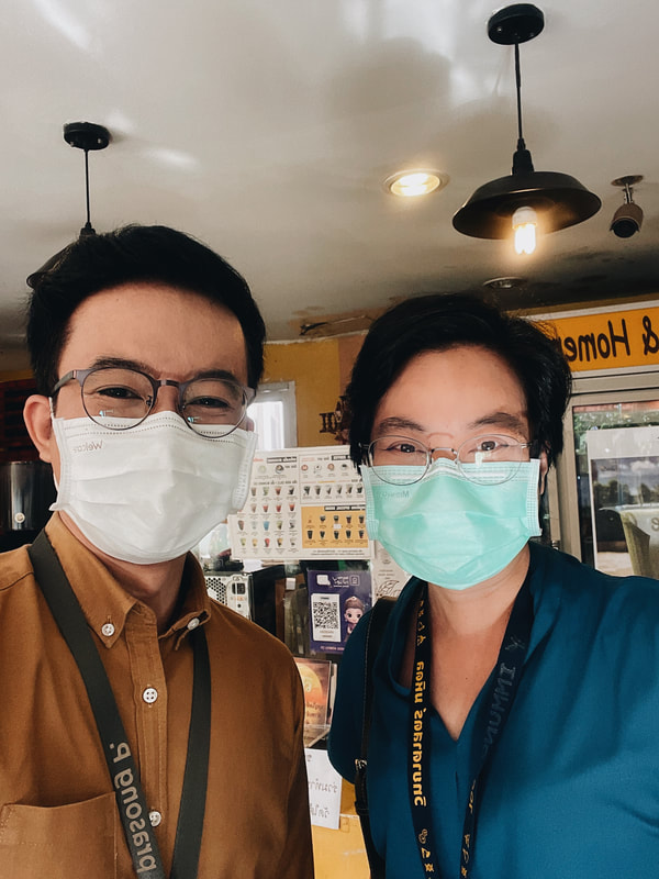 Pond with Prof. Ponpan Matangkasombut from Department of Microbiology, Mahidol University (November 2023)