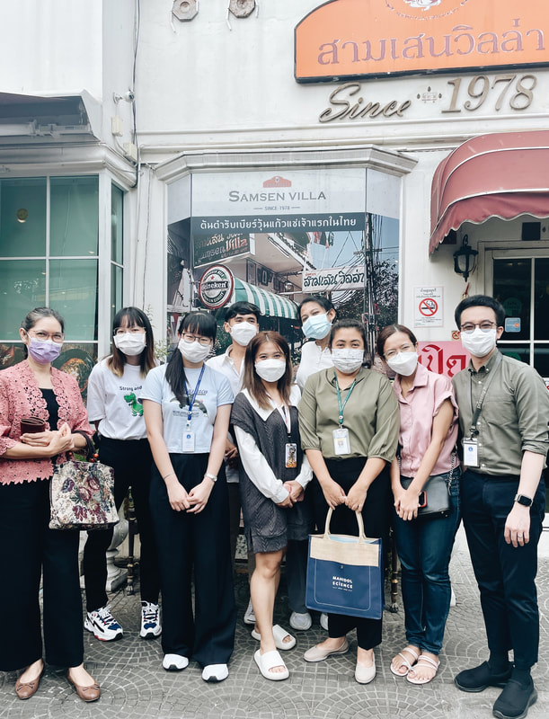 With Colleagues from Graduate Program in Toxicology at Mahidol University at Samsen Villa (January 2023)