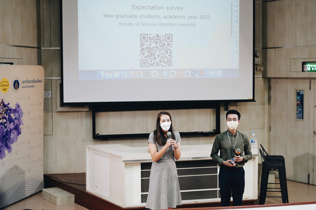 MC at Graduate Student Orientation, Faculty of Science at Mahidol University, Bangkok (August 2022)
