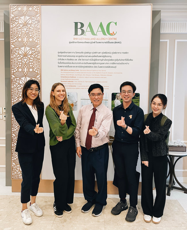 With Emeritus Prof. Dr. Pakit Vichyanond, the SAI Director, BNH Hospital, Bangkok (October 2024)