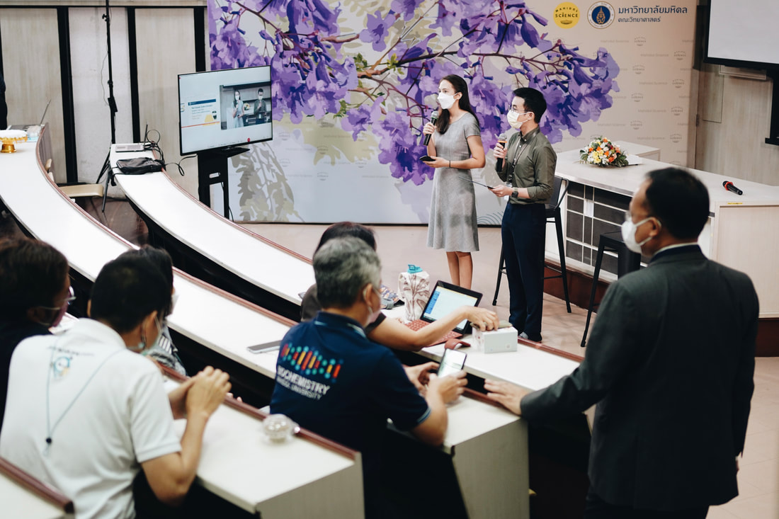 MC at Graduate Student Orientation, Faculty of Science at Mahidol University, Bangkok (August 2022)