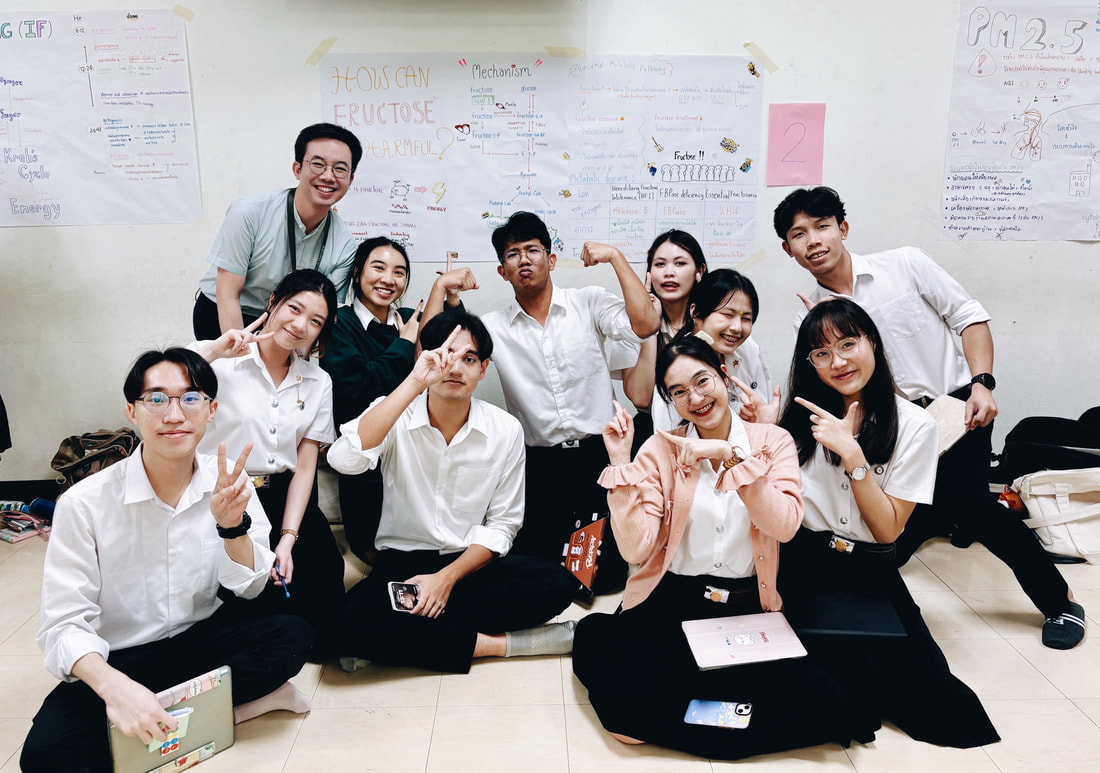 With Pharmacy Students at Faculty of Pharmacy, Srinakharinwirot University, Ongkharak, Nakhon Nayok (November 2024)