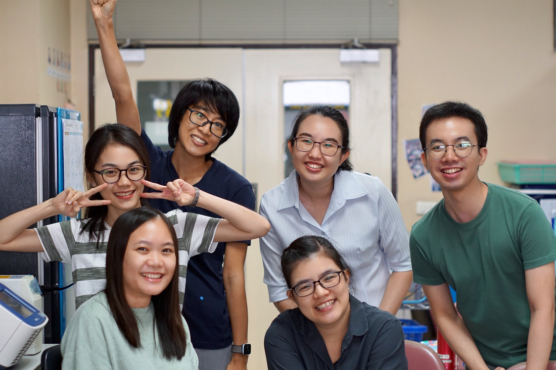 MUSC Allergy Team at P'Mik's farewell party (August 2020)
