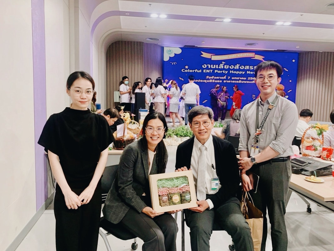 New Year Celebration with Assoc. Prof. Dr. Pongsakorn Tantilipikorn at Faculty of Medicine, Siriraj Hospital, Bangkok (January 2025)