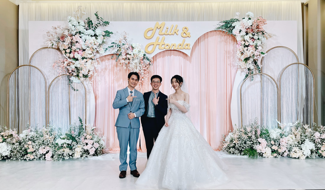 At Honda's Wedding Ceremony, The Banquet Hall at Nathong, Bangkok (December 2024)