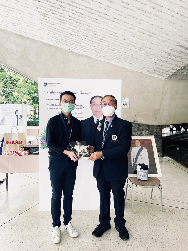 With Assoc. Prof.Kanchit Thammasiri at MUSC Retirement Celebration (September 2021)