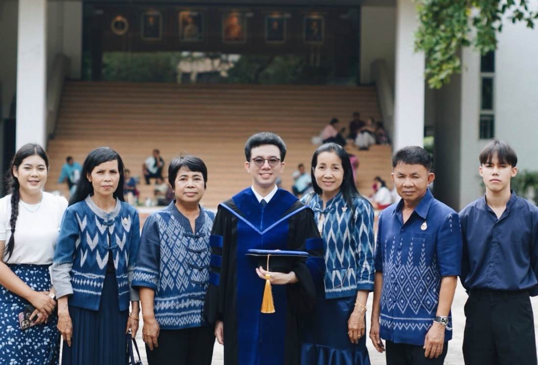 Pond's Family Members at Graduation Ceremony of Mahidol University in Nakhon Pathom (October 2023)
